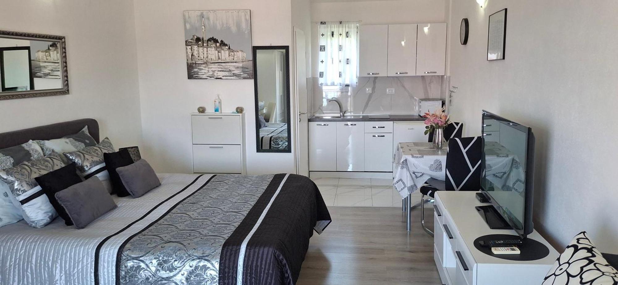 Beautyful Sea View 6 Luxury Studio Danijela 1 塞尼 外观 照片